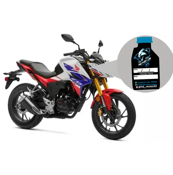 Adesivo Etiqueta Troca de Óleo para Moto - Imagem 3